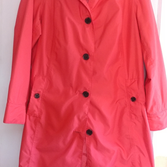 Lands End jacket, M, orange, barely worn. - Picture 2 of 5